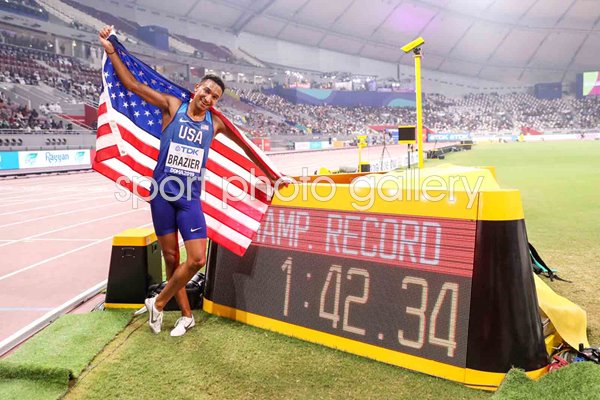 Donavan Brazier United States 800m World Champion Doha 2019  