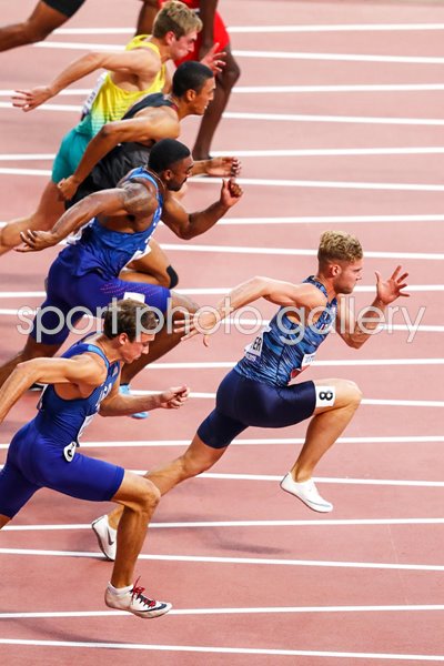 Kevin Mayer France 100m World Athletics Championships Doha 2019 