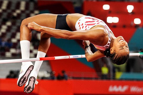 Nafissatou Thiam Belgium Heptathlon High Jump World Athletics 2019