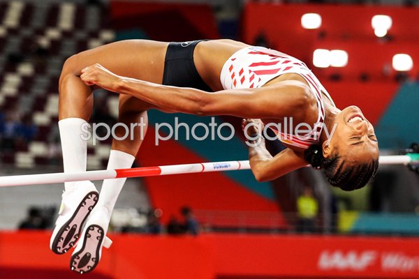 Nafissatou Thiam Belgium Heptathlon High Jump World Athletics 2019 