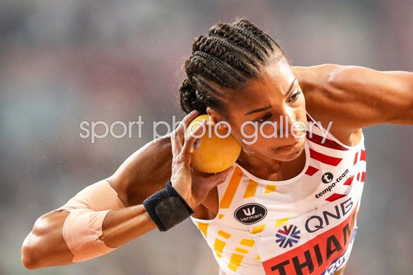 Nafissatou Thiam Belgium Heptathlon Shot Put World Athletics 2019 