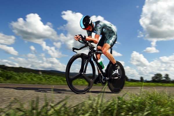 Chris Froome Time Trail Tour de France 2012