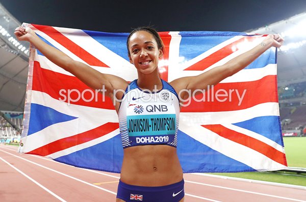 Katarina Johnson-Thompson Great Britain Heptathlon Gold World Athletics 2019