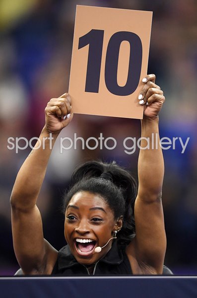 Simone Biles USA Perfect 10 Superstars of Gymnastics London 2019
