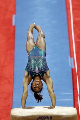 Simone Biles USA Vault US Gymnastics Kansas City 2019
