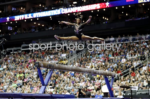 Simone Biles USA Beam US Gymnastics Championships 2019