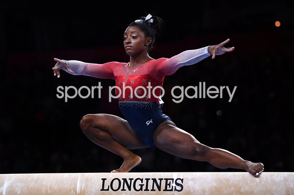Simone Biles USA Beam Poise World Gymnastics Stuttgart 2019