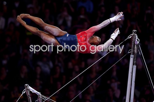 Simone Biles USA Uneven Bars Routine World Gymnastics Stuttgart 2019