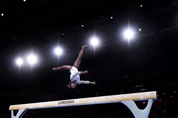 Simone Biles USA Balance Beam Routine World Gymnastics Stuttgart 2019