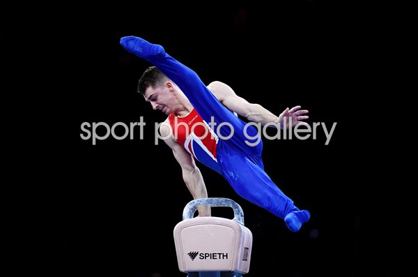 Max Whitlock Great Britain Pommel Horse Gymnastics World Champion 2019