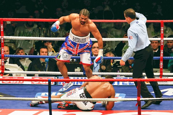 David Haye knocks out Dereck Chisora 2012