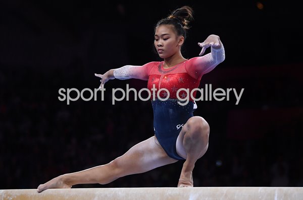 Sunisa Lee USA Beam World Gymnastics Stuttgart 2019