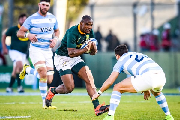 Makazole Mapimpi South Africa v Argentina Rugby Championship 2019