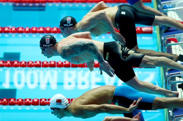 Adam Peaty Great Britain start 100m Breaststroke World Swimming 2019