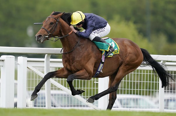 Ryan Moore & Crystal Ocean Gordon Richards Stakes Sandown 2019