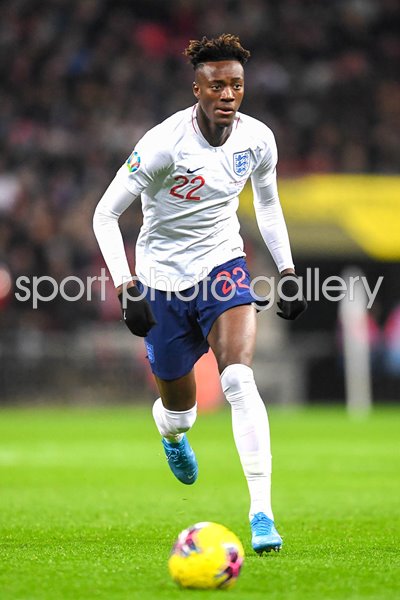 Tammy Abraham England v Montenegro Euro Qualifier Wembley 2019