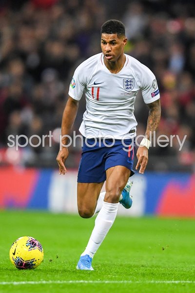 Marcus Rashford England v Montenegro Wembley 2019