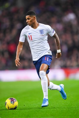 Marcus Rashford England v Montenegro Euro 2020 Qualifier 2019