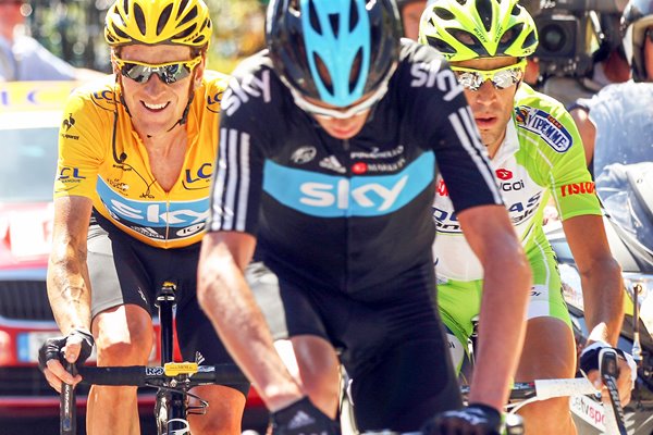 Froome, Wiggins & Nibali Stage 16 Tour 2012