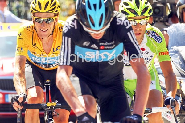 Froome, Wiggins & Nibali Stage 16 Tour 2012