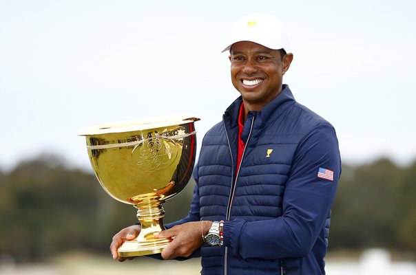 Tiger Woods USA Winning Captain Presidents Cup Melbourne 2019