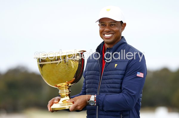 Tiger Woods USA Winning Captain Presidents Cup Melbourne 2019