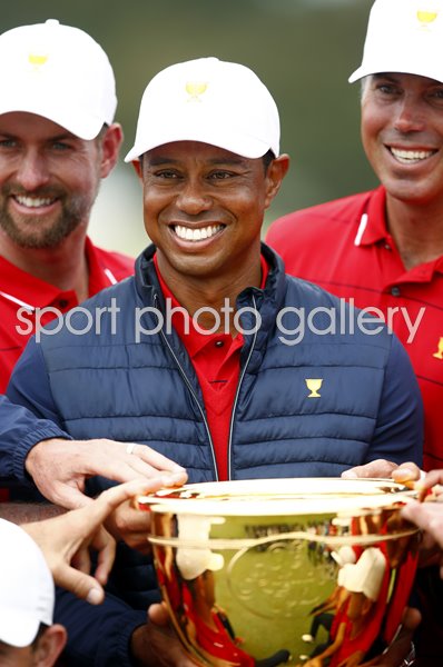 Tiger Woods USA Winning Captain 2019 Presidents Cup