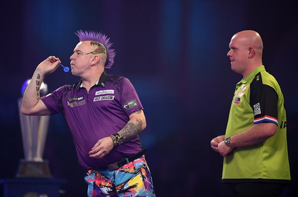 Peter Wright Scotland v Micheal Van Gerwen World Darts 2020