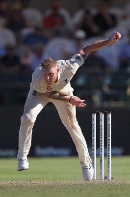 Ben Stokes England bowling v South Africa Cape Town 2020