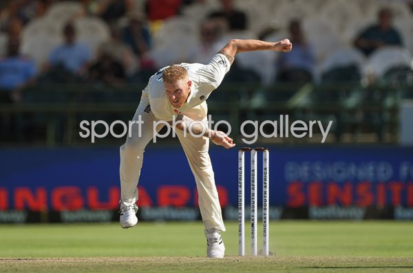 Ben Stokes England bowls v South Africa Cape Town 2020