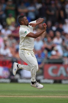 Vernon Philander South Africa bowls v England Cape Town Test 2020