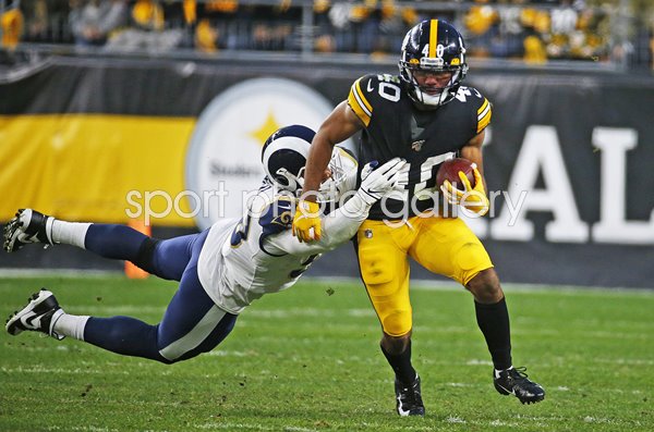 Aaron Donald Rams tackles Tony Brooks-James Pittsburgh Steelers 2019