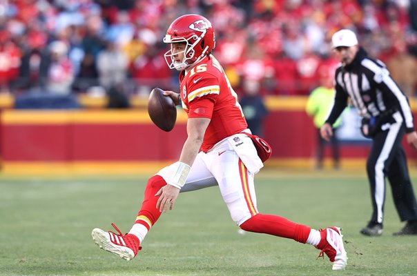 Patrick Mahomes Kansas City Chiefs v Tennessee AFC Championship 2020