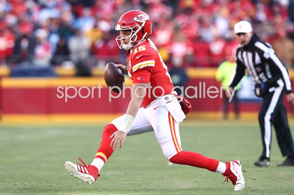 Patrick Mahomes Kansas City Chiefs v Tennessee AFC Championship 2020