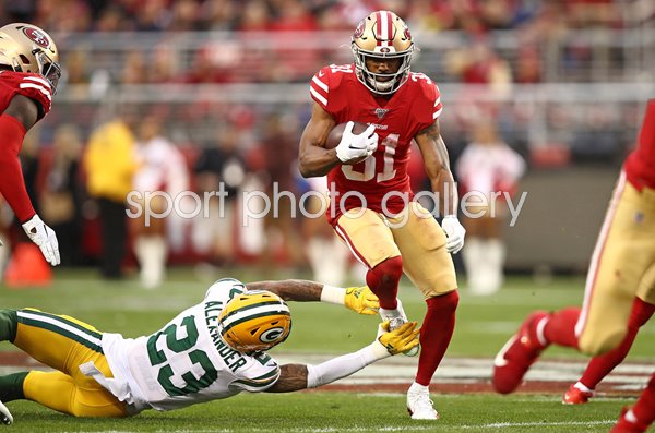 Raheem Mostert San Francisco 49ers v Green Bay NFC Championship 2020