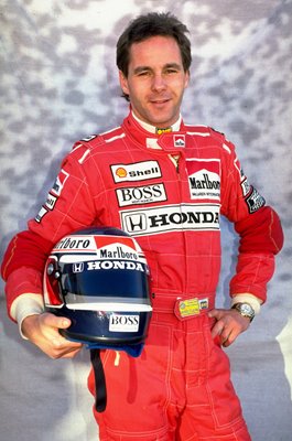 Gerhard Berger Austrian Formula One Racing Driver Estoril 1990