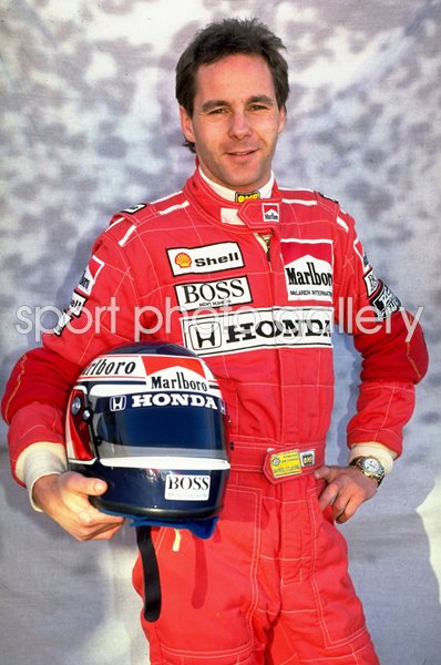 Gerhard Berger Austrian Formula One Racing Driver Estoril 1990