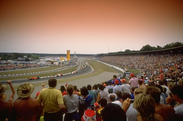 Gerhard Berger Austria Ferrari German Grand Prix Hockenheim 1989