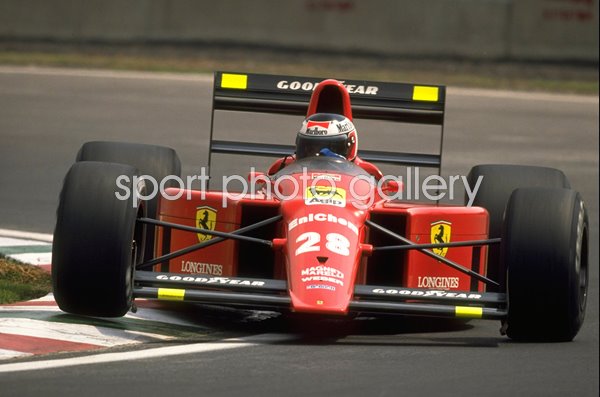Gerhard Berger Austrian Ferrari Driver Mexican Grand Prix 1989
