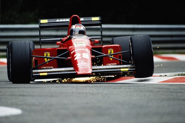 Gerhard Berger Austria Ferrari Belgian Grand Prix Spa 1989