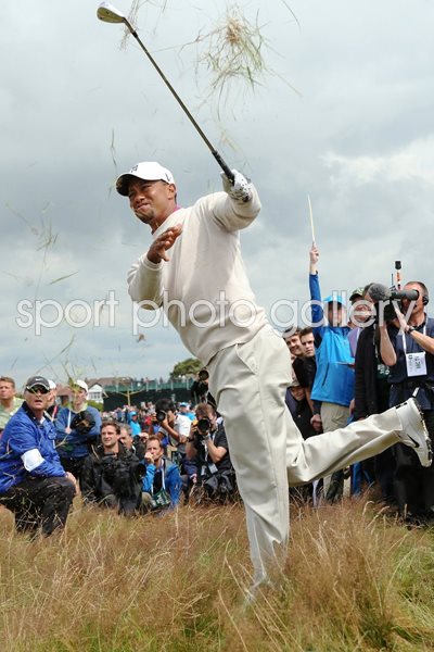 Tiger Woods Lytham rough Open 2012