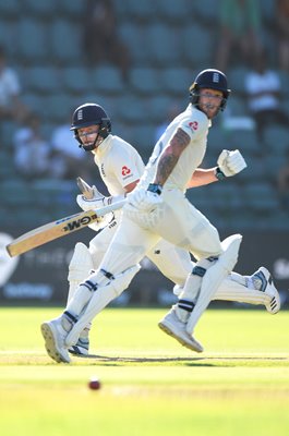 Ollie Pope & Ben Stokes England 200 partnership 3rd Test v South Africa 2020