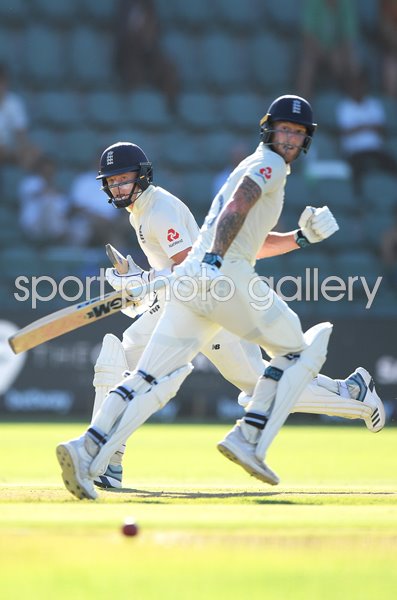 Ollie Pope & Ben Stokes England 200 partnership 3rd Test v South Africa 2020