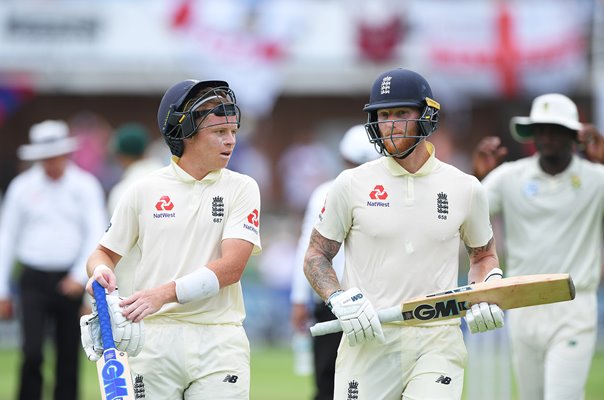 Ollie Pope & Ben Stokes England 200 partnership v South Africa 2020