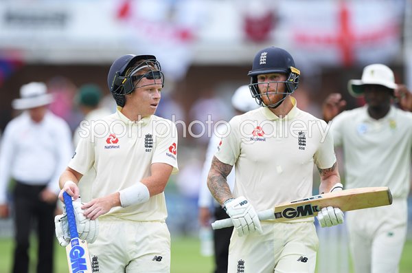 Ollie Pope & Ben Stokes England 200 partnership v South Africa 2020