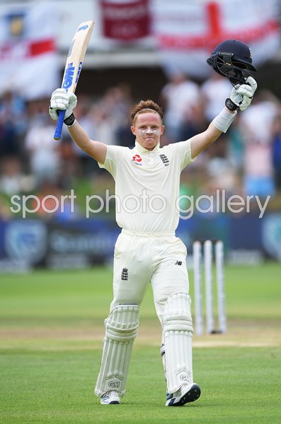 Ollie Pope England Maiden Test Century v South Africa Port Elizabeth 2020