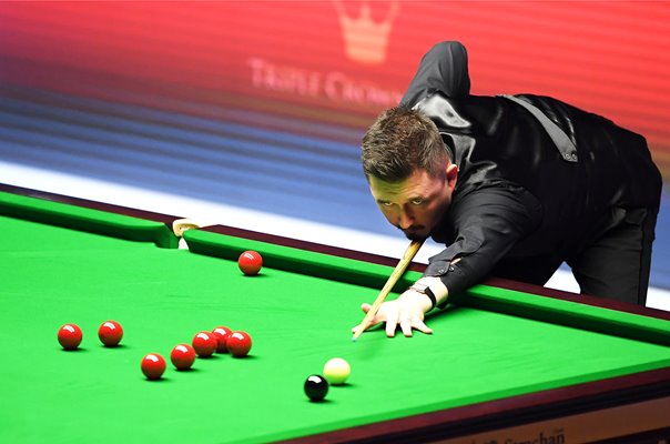 Kyren Wilson Masters Snooker action Alexandra Palace 2020