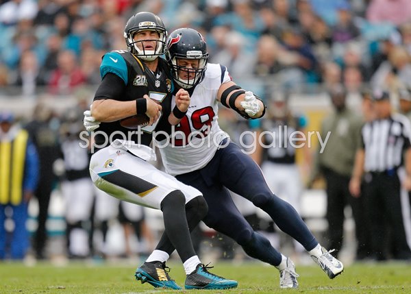 J.J. Watt Houston Texans sacks Blake Bortles Jacksonville Jaguars 2014