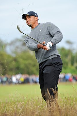 Tiger Woods Lytham rough Open 2012
