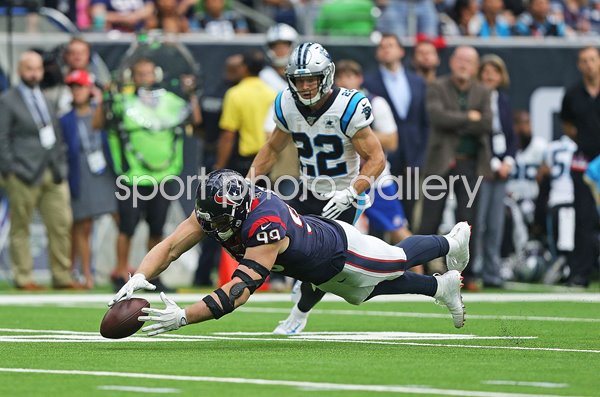 J.J. Watt Houston Texans fumble recovery v Panthers NRG Stadium 2020